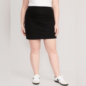 NWT Black High-Rise Mini Skirt (3X), Old Navy